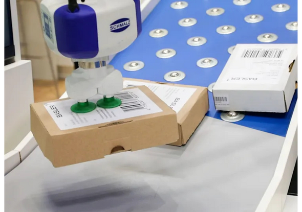 Technologie de vision Basler pour un traitement sans dommage des colis dans l’automatisation logistique Technologie de vision Basler pour un traitement sans dommage des colis dans l’automatisation logistique