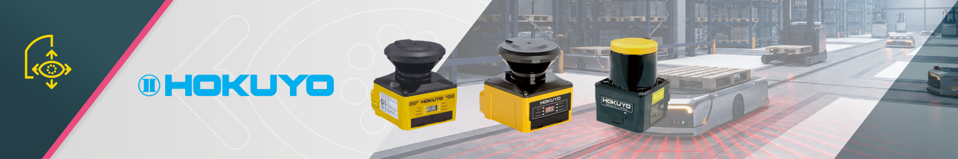 Hokuyo veiligheidslaserscanners voor AGV's en AMR's