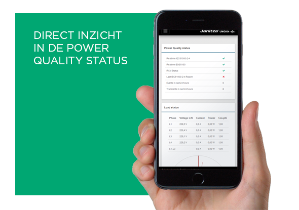 Dashboard PRO-serie voor power analyser | Janitza Dashboard PRO-serie voor power analyser | Janitza